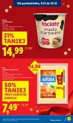 Gazetka promocyjna Lidl - GAZETKA - Gazetka - ważna od 10.12 do 10.12.2025 - strona 9 - produkty: Masło klarowane, Ser, Kawa, Pilos, Gouda, Masło