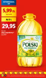 Gazetka promocyjna Lidl - GAZETKA - Gazetka - ważna od 10.01 do 10.01.2024 - strona 30 - produkty: Olej rzepakowy, Olej