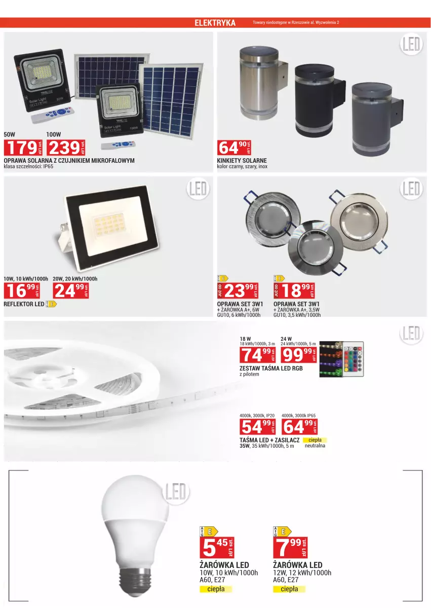 Gazetka promocyjna Merkury Market - ważna 01.02 do 28.02.2023 - strona 5 - produkty: Fa, Reflektor, Reflektor LED