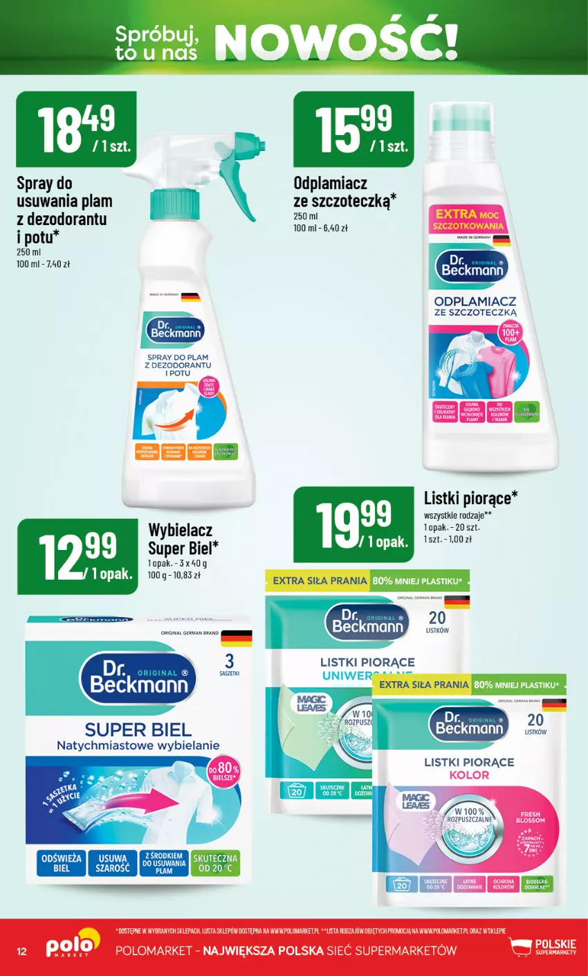 Gazetka promocyjna PoloMarket - Katalog Nowości - ważna 08.10 do 31.10.2026 - strona 12 - produkty: Dezodorant, Gin, Odplamiacz
