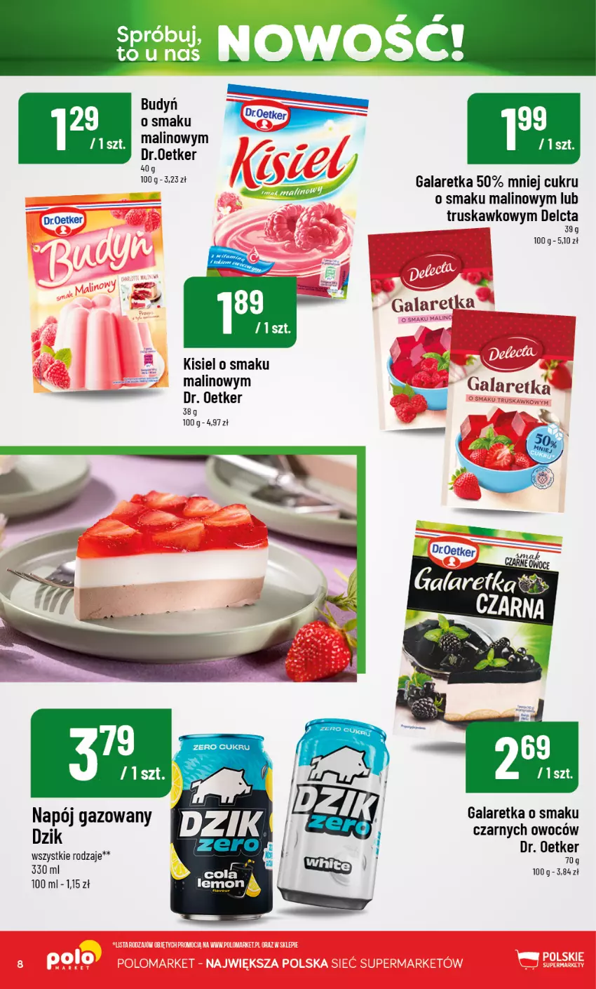 Gazetka promocyjna PoloMarket - Katalog Nowości - ważna 08.10 do 31.10.2026 - strona 8 - produkty: Budyń, Dr. Oetker, Gala, Galaretka, Kisiel, Napój, Napój gazowany
