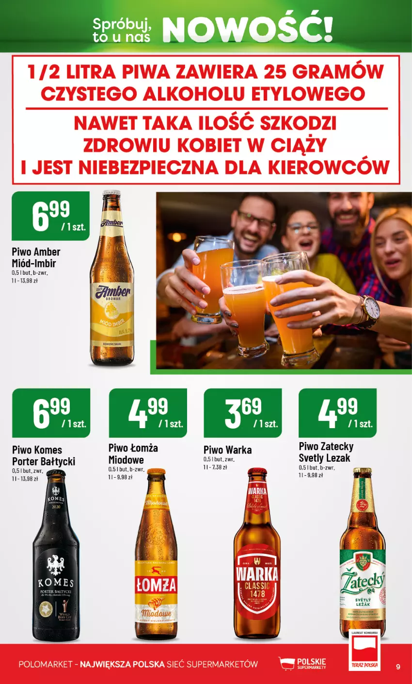 Gazetka promocyjna PoloMarket - Katalog Nowości - ważna 08.10 do 31.10.2026 - strona 9 - produkty: Imbir, Miód, Piwo, Por, Warka