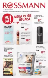 Gazetka promocyjna Rossmann - 17 października - Gazetka - ważna od 02.11 do 02.11.2023 - strona 1 - produkty: Mokra karma, Por, Gin, Bell, Dezodorant, Str8, Maybelline, Winston, Syoss, Isana, Oleo, Sucha karma, Farba do włosów, Fa