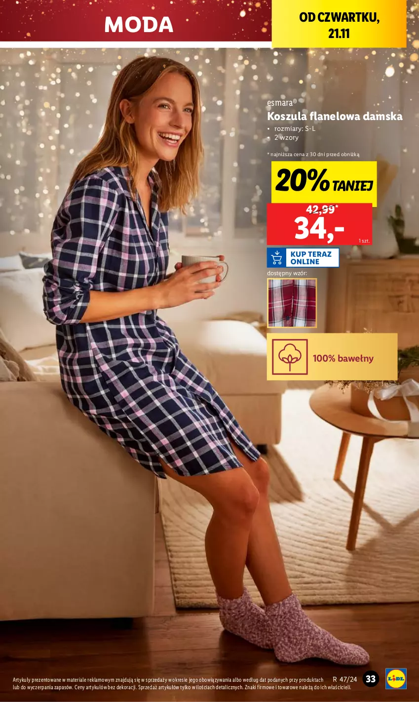 Gazetka promocyjna Lidl - GAZETKA - ważna 18.11 do 23.11.2024 - strona 35 - produkty: Kosz, Koszula, Moda