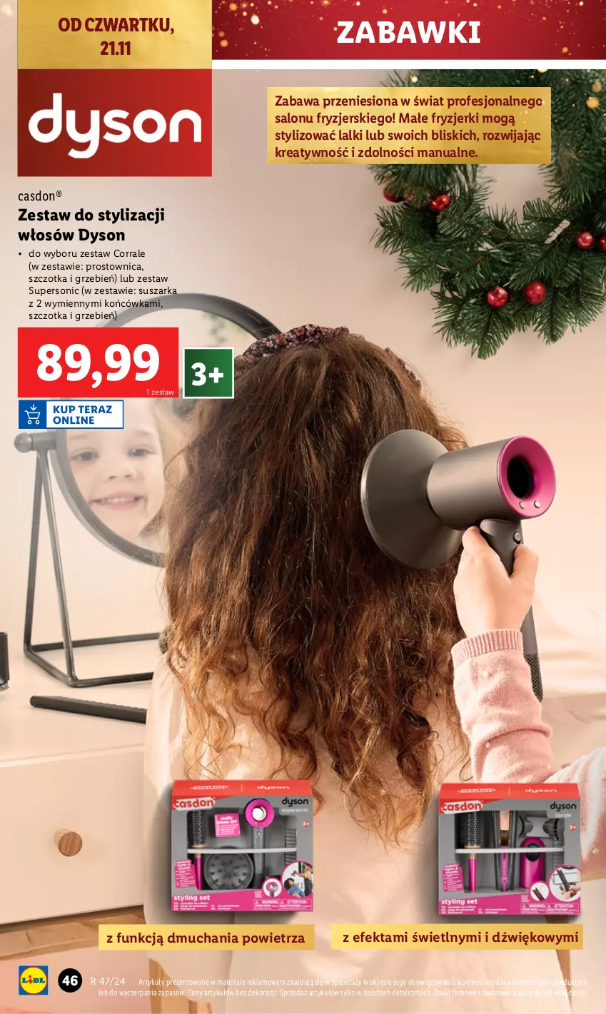 Gazetka promocyjna Lidl - GAZETKA - ważna 18.11 do 23.11.2024 - strona 46 - produkty: Suszarka, Szczotka