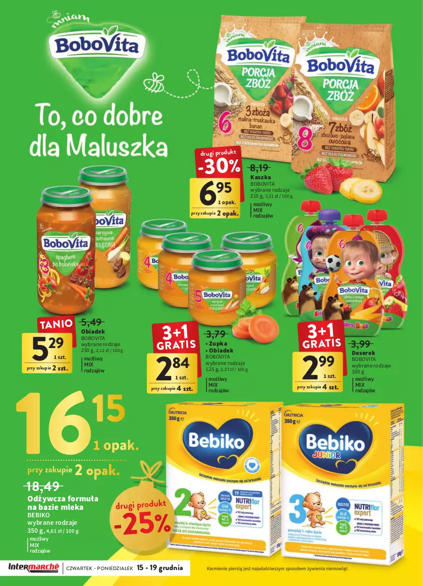 Gazetka promocyjna Intermarche - Gazetka Intermarche - ważna 15.12 do 19.12.2022 - strona 40 - produkty: Bebiko, BoboVita, Deser, Ser, Serek