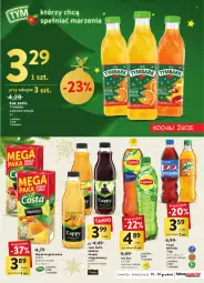 Gazetka promocyjna Intermarche - Gazetka Intermarche - Gazetka - ważna od 19.12 do 19.12.2022 - strona 37 - produkty: Sok, Ice tea, Mirinda, Pepsi, Lipton, Tymbark, Cappy, Napój niegazowany, Napój, Nektar