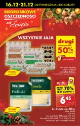 Gazetka promocyjna Biedronka - Od Poniedziałku - Gazetka - ważna od 21.12 do 21.12.2024 - strona 8 - produkty: Ser, Jaja, Podlaski, Gouda