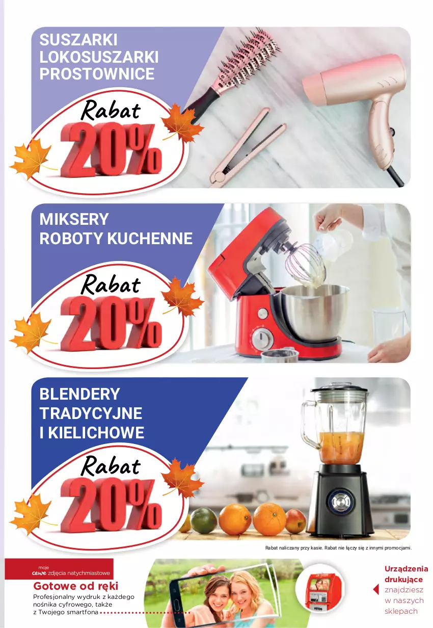 Gazetka promocyjna Bi1 - Klasyczne smaki - ważna 22.09 do 28.09.2021 - strona 15 - produkty: Blender, Mikser, Robot, Ser, Smartfon, Suszarki