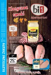 Gazetka promocyjna Bi1 - Klasyczne smaki - Gazetka - ważna od 28.09 do 28.09.2021 - strona 1 - produkty: Piec, Kurczak, Majonez, Winiary