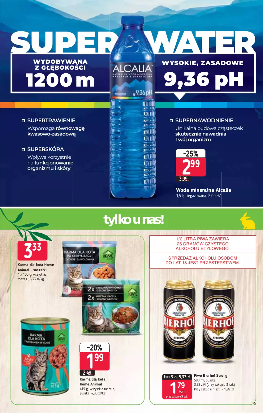 Gazetka promocyjna Stokrotka - Supermarket - ważna 01.04 do 07.04.2021 - strona 15 - produkty: Gra, Piwa, Piwo, Woda, Woda mineralna