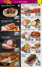 Gazetka promocyjna Stokrotka - Supermarket - Gazetka - ważna od 07.04 do 07.04.2021 - strona 4 - produkty: Piec, Polędwica, Kiełbasa wiejska, Krakus, Gra, Salami, Pasztet, Szynka, Tarczyński, Pieprz, Salami z papryką, Boczek, Kabanos, Kiełbasa, NOWAK