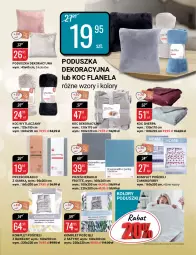 Gazetka promocyjna Bi1 - Stawiamy na wagę - Gazetka - ważna od 25.01 do 25.01.2022 - strona 19 - produkty: Koc, Pościel, Poduszka dekoracyjna, Prześcieradło, Komplet pościeli, Poduszka