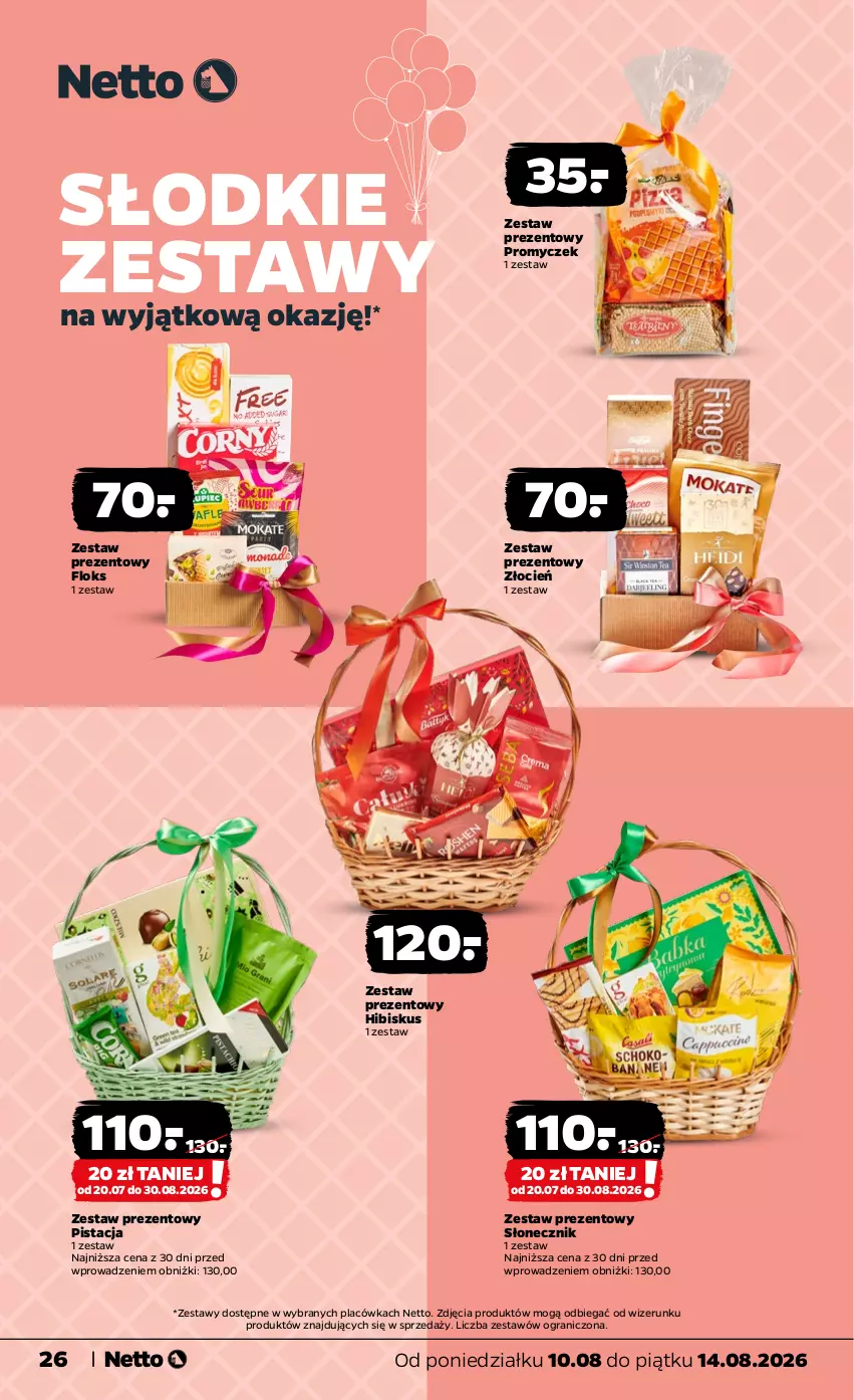 Gazetka promocyjna Netto - Od Poniedziałku - ważna 10.08 do 14.08.2026 - strona 26 - produkty: Cień, Gra, Hibiskus, Zestaw prezentowy