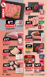 Gazetka promocyjna Netto - Od Poniedziałku - Gazetka - ważna od 14.08 do 14.08.2026 - strona 18 - produkty: Kurczak, Mięso mielone, Sok, Stek wołowy, Polędwiczka wieprzowa, Sokołów, Tatar wołowy, Stek, Filet z piersi indyka, Schab wieprzowy, Burger, Morliny, Rostbef, Grill, Mięso