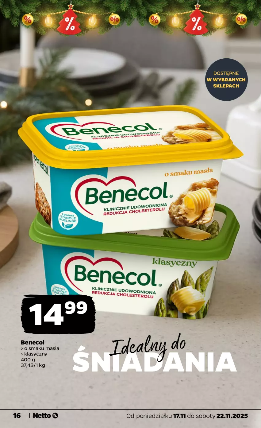 Gazetka promocyjna Netto - Od Poniedziałku - ważna 17.11 do 22.11.2025 - strona 16 - produkty: Benecol