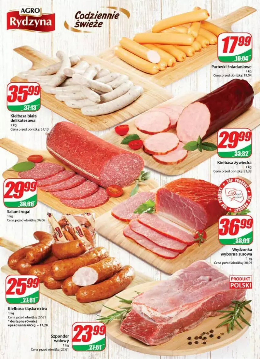 Gazetka promocyjna Dino - ważna 04.10 do 10.10.2023 - strona 2 - produkty: Danio, Kiełbasa, Kiełbasa śląska, Parówki, Rogal, Salami