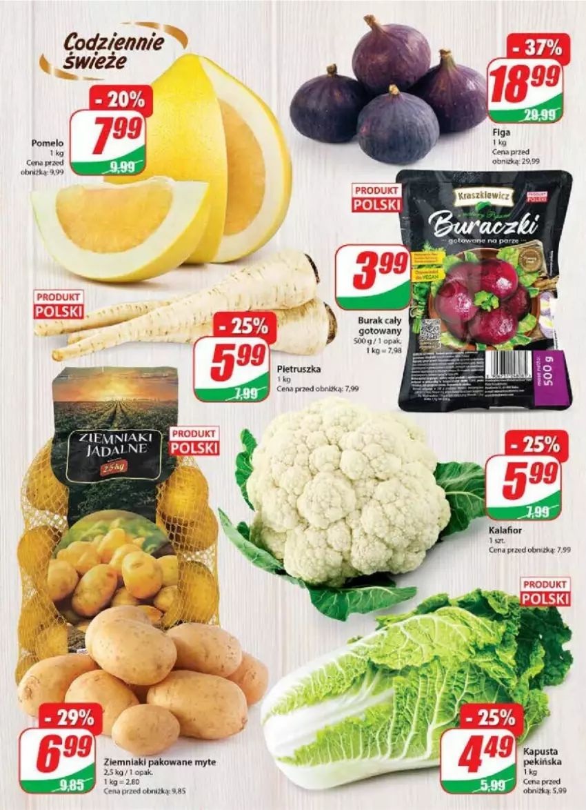 Gazetka promocyjna Dino - ważna 04.10 do 10.10.2023 - strona 3 - produkty: Pietruszka, Pomelo, Ziemniaki