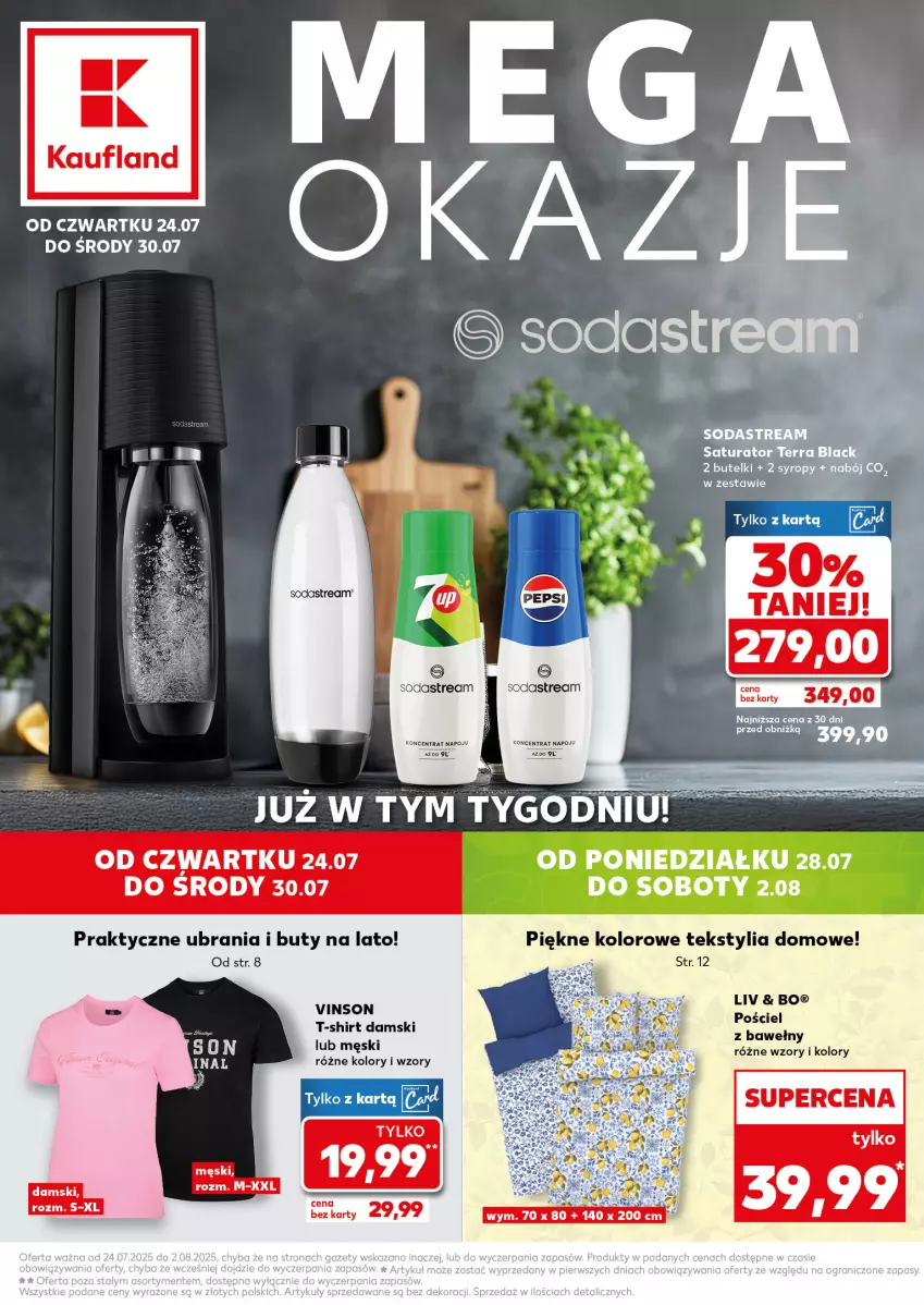 Gazetka promocyjna Kaufland - Kaufland - ważna 24.07 do 30.07.2025 - strona 1 - produkty: Buty, T-shirt, Ubrania
