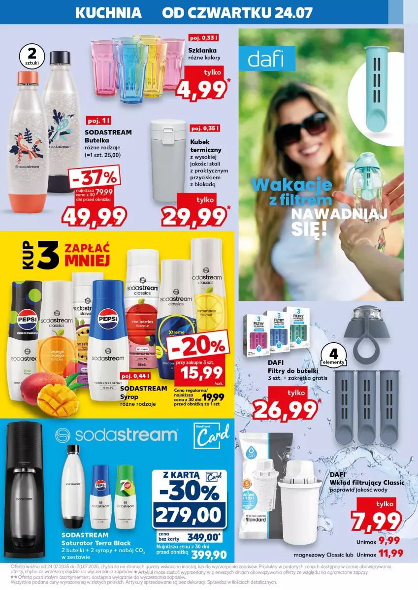 Gazetka promocyjna Kaufland - Kaufland - ważna 24.07 do 30.07.2025 - strona 5 - produkty: Gra, Kubek, Magnez, Sok, Syrop, Szklanka, Wkład filtrujący