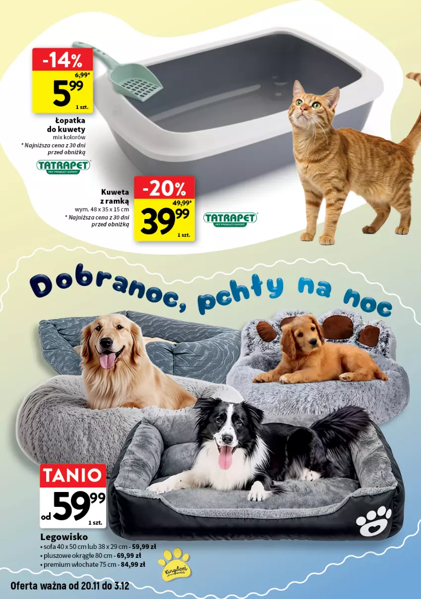 Gazetka promocyjna Intermarche - Katalog Z miłości do pupila - ważna 20.11 do 03.12.2025 - strona 10 - produkty: Fa, Kuweta, LEGO, Legowisko, Sofa, Tatra