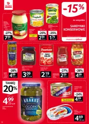 Gazetka promocyjna Selgros - Oferta spożywcza - Gazetka - ważna od 29.09 do 29.09.2021 - strona 12 - produkty: Jabłka prażone, Koncentrat pomidorowy, Warzywa, Ser, Oliwki, Ogórki konserwowe, Sardynki, Szarlotka, Pomidory, Groszek, Kukurydza, Jabłka