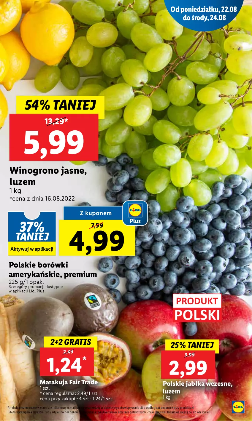 Gazetka promocyjna Lidl - GAZETKA - ważna 22.08 do 24.08.2022 - strona 11 - produkty: Fa, Gra, Jabłka, Wino