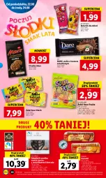 Gazetka promocyjna Lidl - GAZETKA - Gazetka - ważna od 24.08 do 24.08.2022 - strona 46 - produkty: Ciastka, Praliny, Sanki, Sezam, Tonik, Mars, Owoce morza, Dzieci, Baton, Owoce, LG, Fa