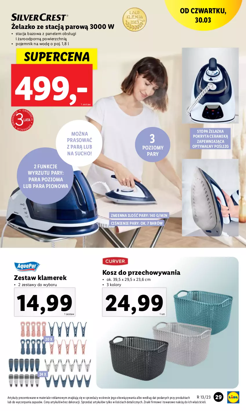 Gazetka promocyjna Lidl - GAZETKA - ważna 27.03 do 02.04.2023 - strona 31 - produkty: Kosz, Pojemnik, Por, Top