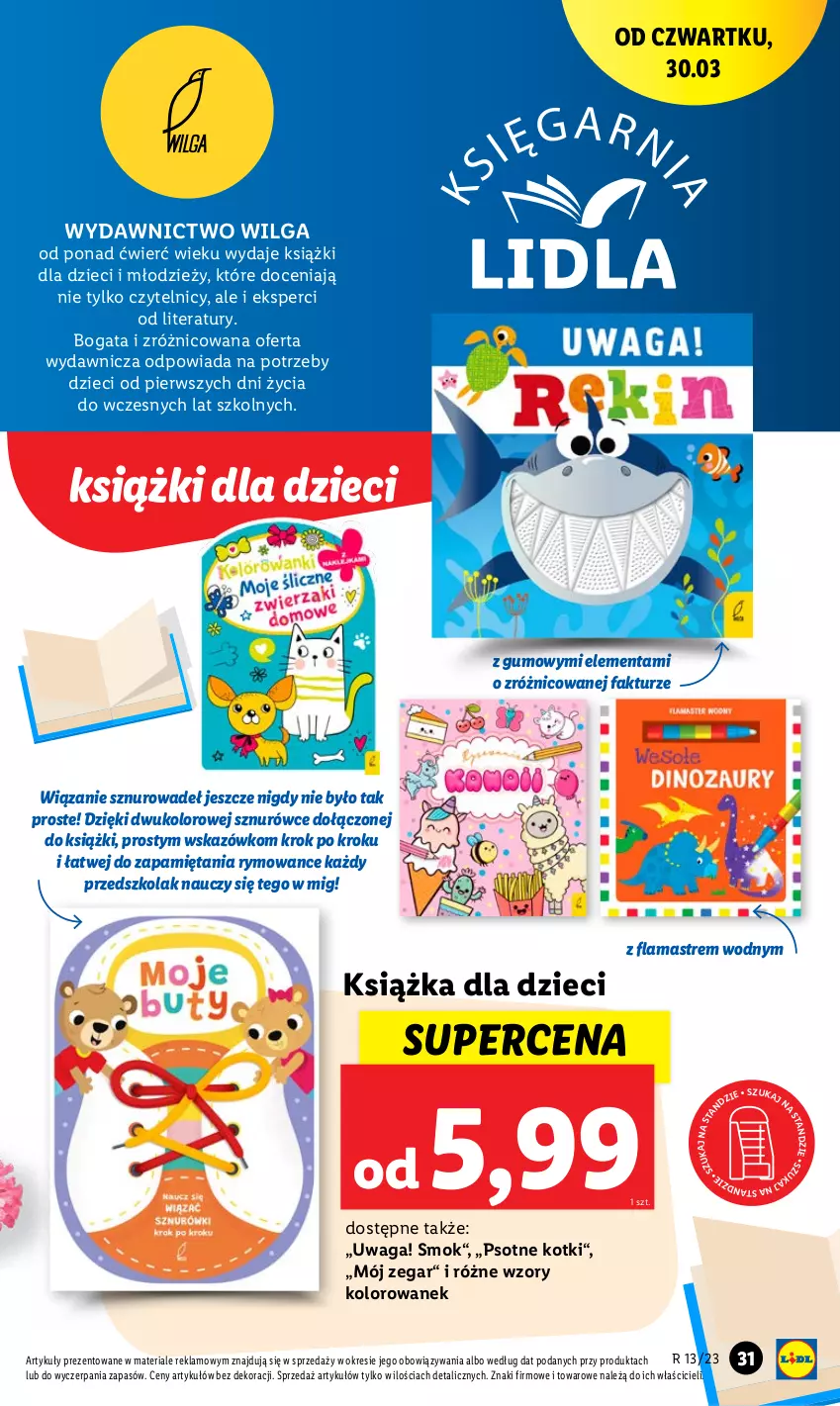 Gazetka promocyjna Lidl - GAZETKA - ważna 27.03 do 02.04.2023 - strona 33 - produkty: Dzieci, Fa, Książka, LG, Mięta, Tera, Waga, Zegar