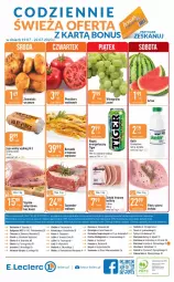 Gazetka promocyjna E Leclerc - Gazetka - ważna od 29.07 do 29.07.2023 - strona 20 - produkty: Top, Sos, Napój energetyczny, Jaja, Szal, Kosz, Ziemniaki, Filet z piersi indyka, Szynka, Tiger, Kotlet, Arbuz, Wino, Napój, Pomidory, Kefir