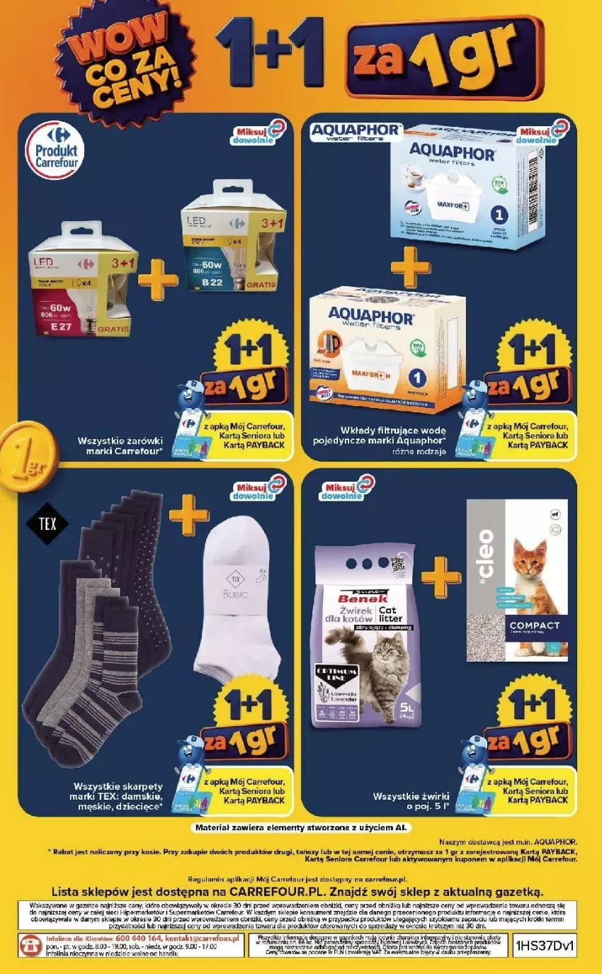 Gazetka promocyjna Carrefour - Gazetka Carrefour, Market  WOW co za ceny! - ważna 07.09 do 12.09.2026 - strona 12 - produkty: Aquaphor, Dzieci, Fa, Kaki, Karp
