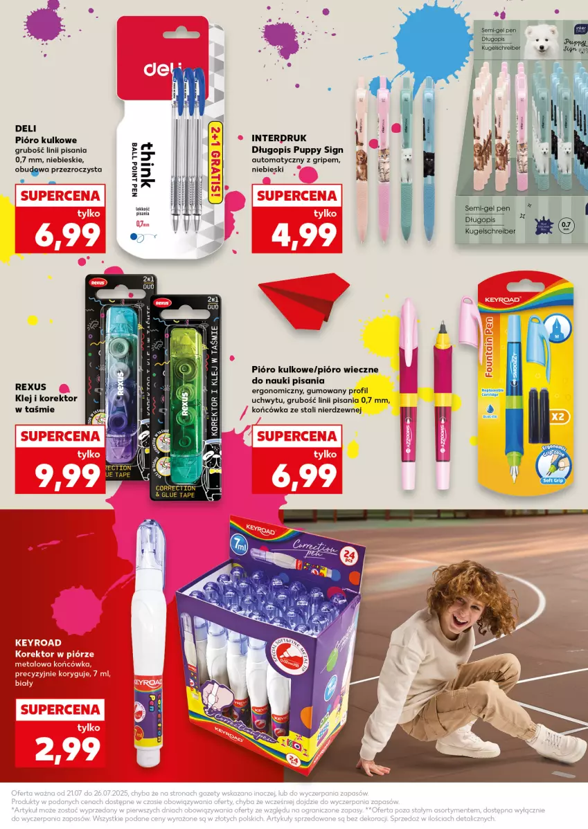 Gazetka promocyjna Kaufland - Kaufland - ważna 21.07 do 26.07.2025 - strona 17 - produkty: Długopis, Klej