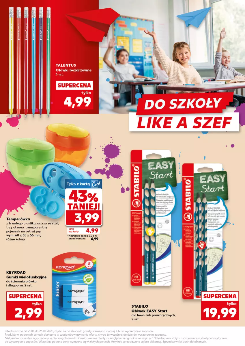 Gazetka promocyjna Kaufland - Kaufland - ważna 21.07 do 26.07.2025 - strona 19 - produkty: Długopis, Pojemnik, Tran