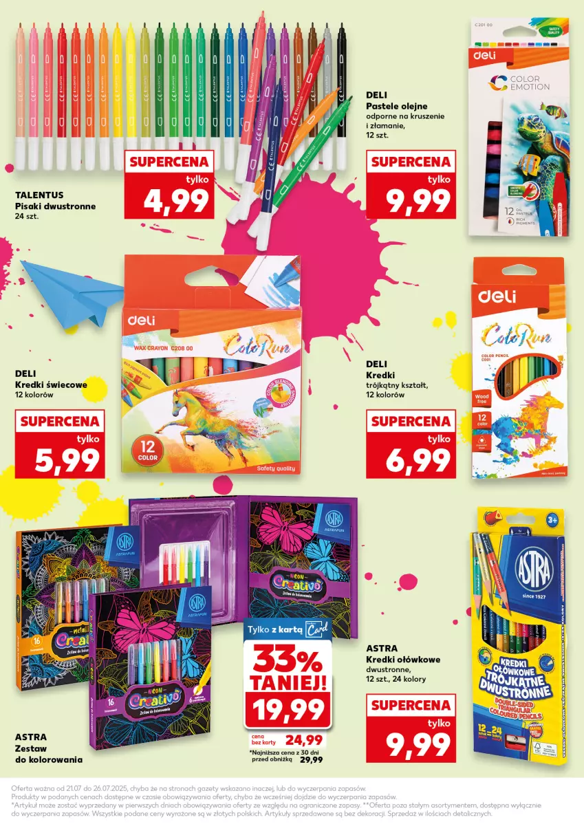 Gazetka promocyjna Kaufland - Kaufland - ważna 21.07 do 26.07.2025 - strona 21 - produkty: Olej, Pastele olejne, Por