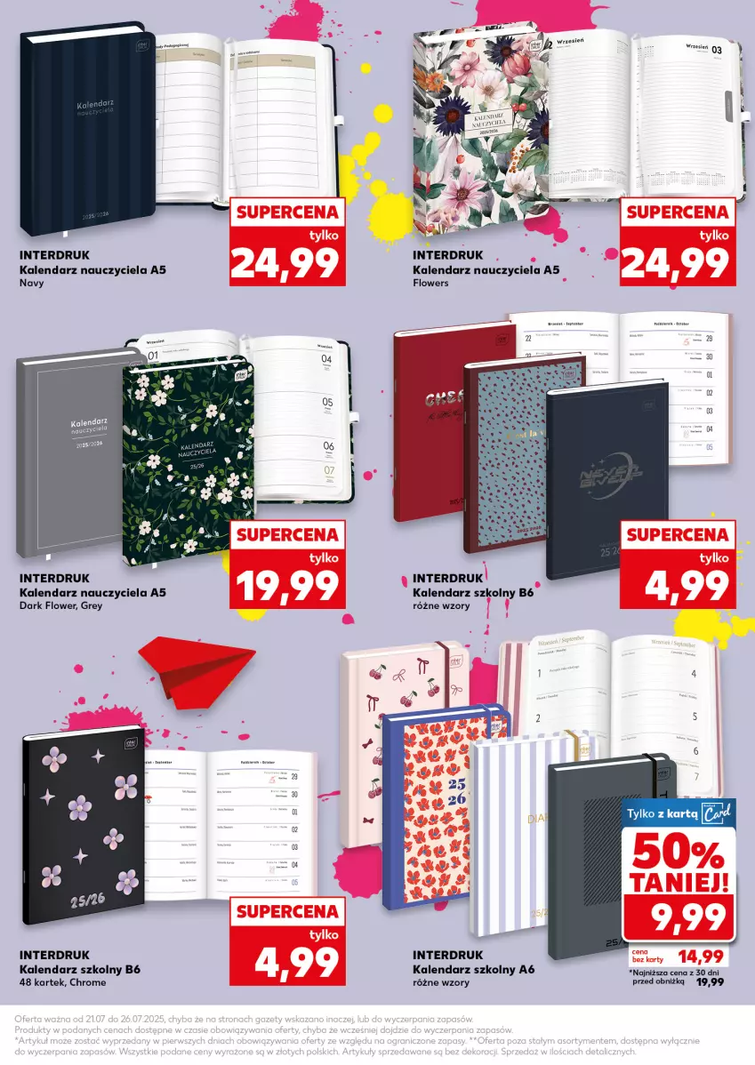 Gazetka promocyjna Kaufland - Kaufland - ważna 21.07 do 26.07.2025 - strona 35 - produkty: Kalendarz