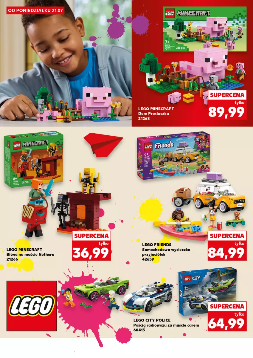 Gazetka promocyjna Kaufland - Kaufland - ważna 21.07 do 26.07.2025 - strona 36 - produkty: LEGO, LEGO City, LEGO Friends, LEGO Minecraft, Minecraft, Mus