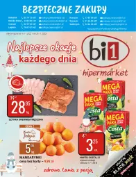 Gazetka promocyjna Bi1 - Najlepsze okazje - Gazetka - ważna od 29.11 do 29.11.2022 - strona 1 - produkty: Piec, Mandarynki, Szynka, Napój