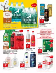 Gazetka promocyjna Bi1 - Najlepsze okazje - Gazetka - ważna od 29.11 do 29.11.2022 - strona 10 - produkty: Piwo, Mydło w płynie, Heineken, Coca-Cola, Tyskie, Oranżada, Hellena, Napój gazowany, Fanta, Mydło, Woda, Sprite, Napój, Luksja, Nivea, Fa