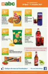 Gazetka promocyjna ABC - Gazetka - Gazetka - ważna od 12.08 do 12.08.2021 - strona 1 - produkty: Piwo, Lajkonik, Chipsy, O nas, Chrupki, Warka, Tarczyński, Tiger, Napój gazowany, Fanta, Kabanos, Precelki, Sprite, Napój, Fa