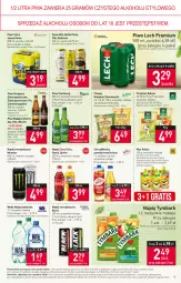 Gazetka promocyjna Stokrotka - Supermarket - Gazetka - ważna od 25.10 do 25.10.2023 - strona 18 - produkty: Piwa, Piwo, Książęce, Nałęczowianka, Warzywa, Sok, Por, Mus, Gra, Napój energetyczny, Chipsy, Coca-Cola, Tatra, Lack, Sok jabłkowy, Carlsberg, Przysnacki, Tymbark, Fanta, Owoce, Kubuś, Dozownik, Woda, Sprite, Napój, Mięso, Lech Premium, Hortex, Fa