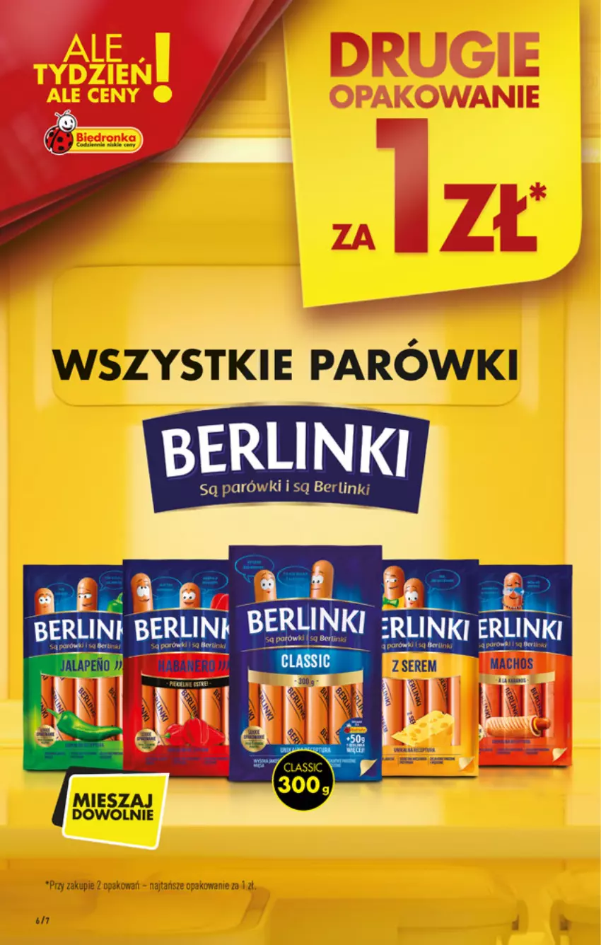 Gazetka promocyjna Biedronka - W tym tygodniu - ważna 17.05 do 22.05.2021 - strona 6 - produkty: Berlinki, LG, Parówki, Ser