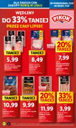 Gazetka promocyjna Lidl - GAZETKA - Gazetka - ważna od 24.07 do 24.07.2024 - strona 29 - produkty: Piec, Kurczak, Parówki, Szynka, PIKOK, Boczek, Frankfurterki, Kiełbasa, Kiełbasa śląska