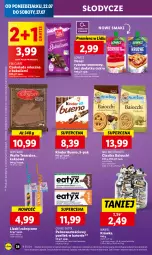 Gazetka promocyjna Lidl - GAZETKA - Gazetka - ważna od 24.07 do 24.07.2024 - strona 44 - produkty: Ciastka, Ser, Ryż, Gra, Kinder Bueno, Wawel, Wafle, Czekolada mleczna, Czekolada, Oshee, Baton, Deser, Lizaki, Kakao, Kinder