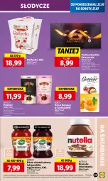 Gazetka promocyjna Lidl - GAZETKA - Gazetka - ważna od 24.07 do 24.07.2024 - strona 45 - produkty: Nutella, Ser, Praliny, Raffaello, Dżem, Deser, Mango, Fa