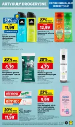 Gazetka promocyjna Lidl - GAZETKA - Gazetka - ważna od 24.07 do 24.07.2024 - strona 51 - produkty: Płyn do kąpieli, Fructis, Pasta do zębów, Adidas, Pianka do golenia, Szampon, Garnier, Elmex