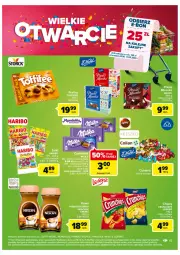 Gazetka promocyjna Carrefour - Gazetka Wielkie Otwarcie Carrefour Częstochowa - Gazetka - ważna od 29.08 do 29.08.2022 - strona 15 - produkty: Piwa, Kawa rozpuszczalna, Gra, Papier, Cukier, Praliny, Chipsy, Kawa, Kosz, Mleczko, Czekolada, Ptasie mleczko, Toffifee, Crunchips, Lorenz, Cukierki, Haribo, Milka