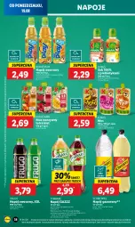 Gazetka promocyjna Lidl - GAZETKA - Gazetka - ważna od 21.08 do 21.08.2024 - strona 42 - produkty: Sok, Mus, Kisiel, Napoje, Schweppes, Napój gazowany, Tymbark, Kubuś, Mango, Napój, Mięta