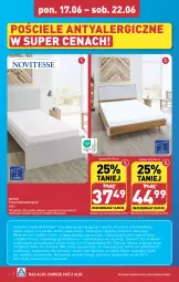 Gazetka promocyjna Aldi - Artykuły przemysłowe i tekstylia - Gazetka - ważna od 22.06 do 22.06.2024 - strona 4 - produkty: Piec, Sok, Pościel, Prześcieradło