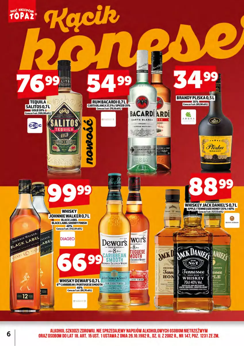 Gazetka promocyjna Topaz - Gazetka - ważna 01.03 do 31.03.2025 - strona 7 - produkty: Brandy, Pliska